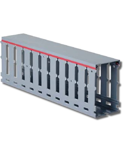 Короб перфорированный 80x40 RL12 (00163RL) серый: Короб перфорированный с крышкой в Курске