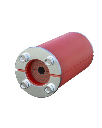 Проходка круглая, нержавеющая, D31х40 мм для кабелей D4-17 мм (DXF3112): Проходка круглая, нержавеющая в Курске