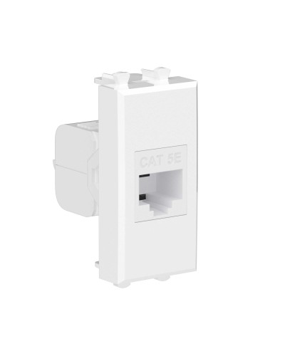 Розетка RJ-45 Avanti 1 модуль белое облако (4400661): Розетка компьютерная, без шторки модульная, кат.5е в Курске