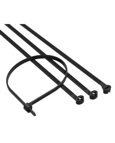 Хомут 4,8x300 P6.6, черный (100шт) (21317SR): Хомут с двойным замком в Курске