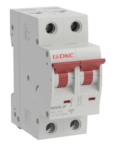 YON max MD63N 2P 20А 6кА C (MD63N-2PC20). Автоматический выключатель. ДКС в Курске