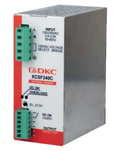 Источник питания однофазный, 240Вт, 5А, 48В (XCSF240DP). Источник питания OPTIMAL POWER однофазный, с ORing диодом. ДКС в Курске