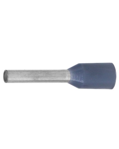 Наконечник-гильза НШВИ 0.75-06, серый (100 шт) (IF0.75-06GR). Наконечник-гильза с изолированным фланцем. ДКС в Курске