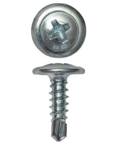 Саморез с пресс-шайбой 4.2х13 со сверлом (200 шт) (CM274013). Саморез с пресс-шайбой. ДКС в Курске