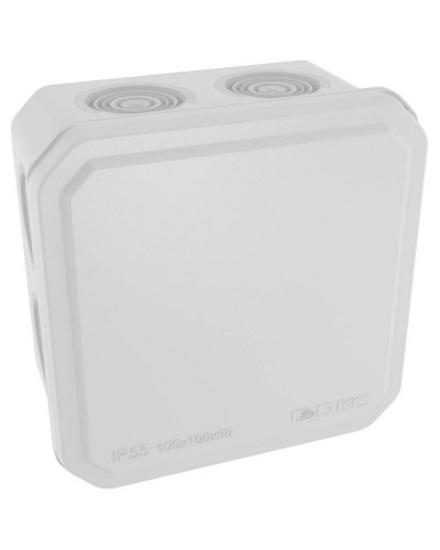 Коробка ответвительная с кабельными вводами IP55, 100х100х50 (53800). Коробка ответвительная. ДКС в Курске
