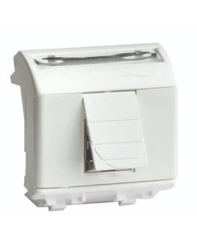 Розетка RJ-45 Brava 2 модуля слоновая кость (75655S): Розетка компьютерная с двумя разъёмами в Курске