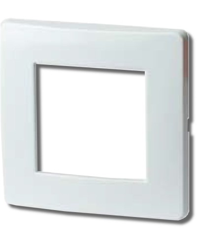 Рамка на 2 модуля (одноместная), белая (75010W): Рамка одноместная, Brava в Курске