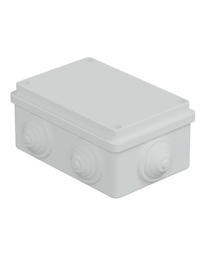 Коробка JBS120 120х80х50, 6 вых., IP55, белая (44008W-1). Коробка монтажная. Экопласт в Курске
