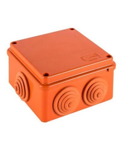 Коробка JBS100 100х100х55, 6 вых., 8P, (0,15-2,5мм²) (43407HF): Коробка монтажная, огнестойкая, без галогена в Курске