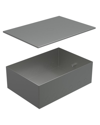 Коробка металлическая с крышкой для заливки в пол BOX/8-12 (70181): Коробка металлическая с крышкой для заливки в пол 309х217х105мм, для люков 70083, 70012 в Курске