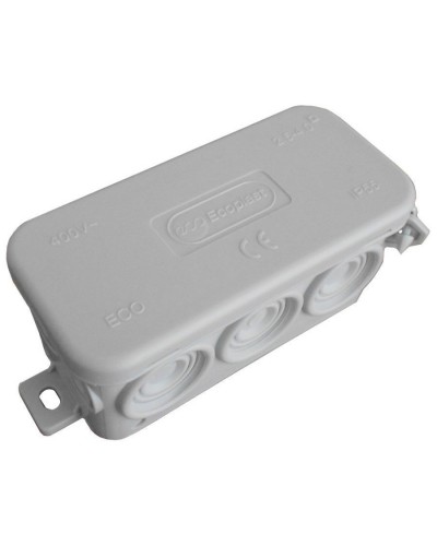 Коробка JBL090 90х42х40, 10 вых., IP55, белая (44055W-1). Коробка монтажная. Экопласт в Курске