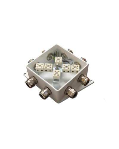 КМ-О (12к*6,0)-IP66-120х120, семь вводов: Коробка монтажная огнестойкая в Курске