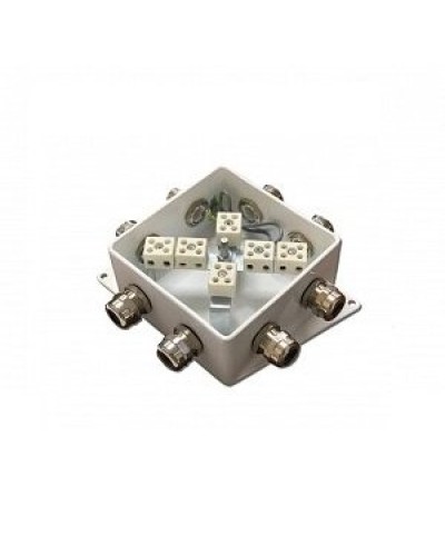 КМ-О (12к*10,0)-IP66-120х120, три ввода: Коробка монтажная огнестойкая в Курске