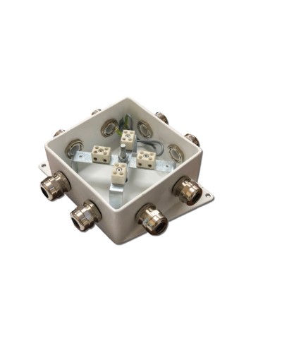 КМ-О (8к)-IP66-120х120, шесть вводов: Коробка монтажная огнестойкая в Курске