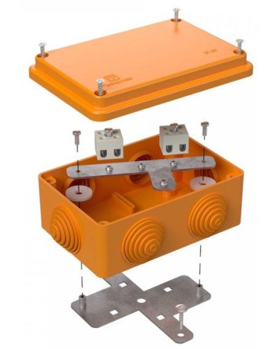 Коробка огнестойкая 120х80х50 (40-0340-FR1.5-4). Коробка огнестойкая для открытой установки. Промрукав в Курске