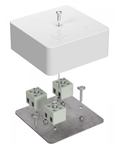 Коробка огнестойкая 75х75х30 (40-0450-FR1.5-6). Коробка огнестойкая для открытой установки. Промрукав в Курске