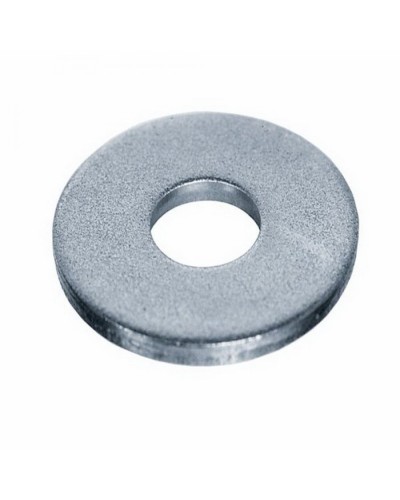 Шайба с широкими полями (кузовная) оцинкованная M10 (DIN 9021) (100 шт) (PR08.2379). Шайба с широкими полями. Промрукав в Курске