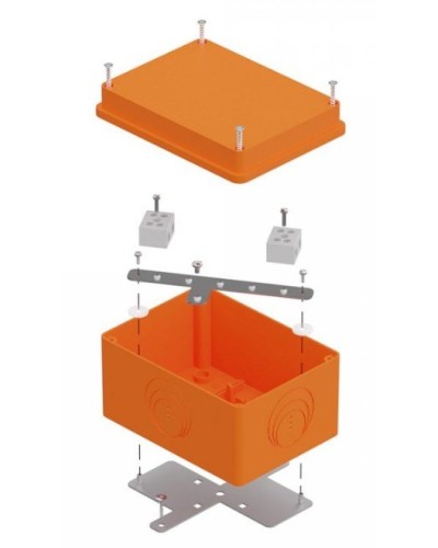 Коробка огнестойкая 150х110х90 E15-E120 для о/п (40-0351-FR10.0-4). Коробка огнестойкая для открытой установки. Промрукав в Курске