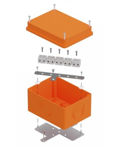 Коробка огнестойкая 150х110х90 E15-E120 для о/п (40-0351-FR2.5-10). Коробка огнестойкая для открытой установки. Промрукав в Курске