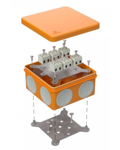 Коробка огнестойкая 60-0300-FR2.5-12 Е15-Е120 100х100х50. Коробка огнестойкая для открытой установки. Промрукав в Курске