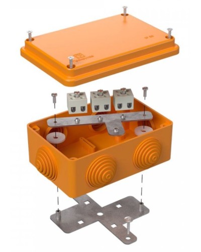 Коробка огнестойкая 120х80х50 (40-0340-FR2.5-6). Коробка огнестойкая для открытой установки. Промрукав в Курске