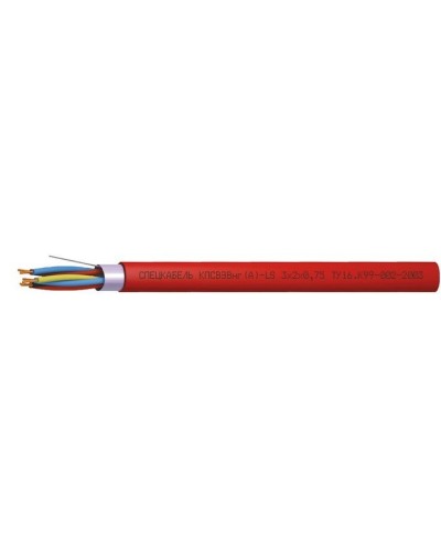 КПСВЭВнг(А)-LS 3х2х0,75 (Спецкабель). Кабель симметричный для систем сигнализации и управления, групповой прокладки, с пониженным дымо- и газовыделением. Спецкабель в Курске