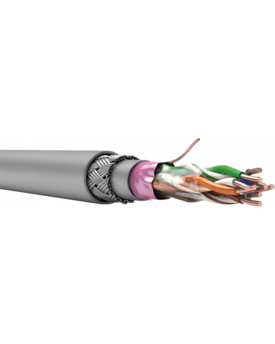 TechnoLAN F/UTP SWA PS Cat 5e ZH нг(A)-HF 2x2x0,52. Кабель «витая пара» (LAN) для структурированных систем связи. СПКБ-Техно в Курске