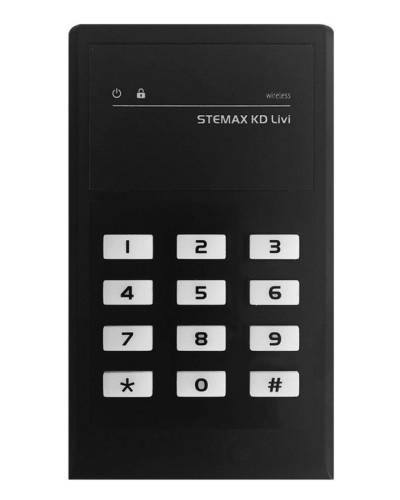STEMAX KD Livi (черный). Беспроводная кнопочная кодовая панель. Стелс НПП в Курске